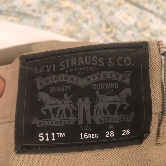 LEVI’S 511 Boys Skinny Jeans Size 16 - Picture 3 of 3